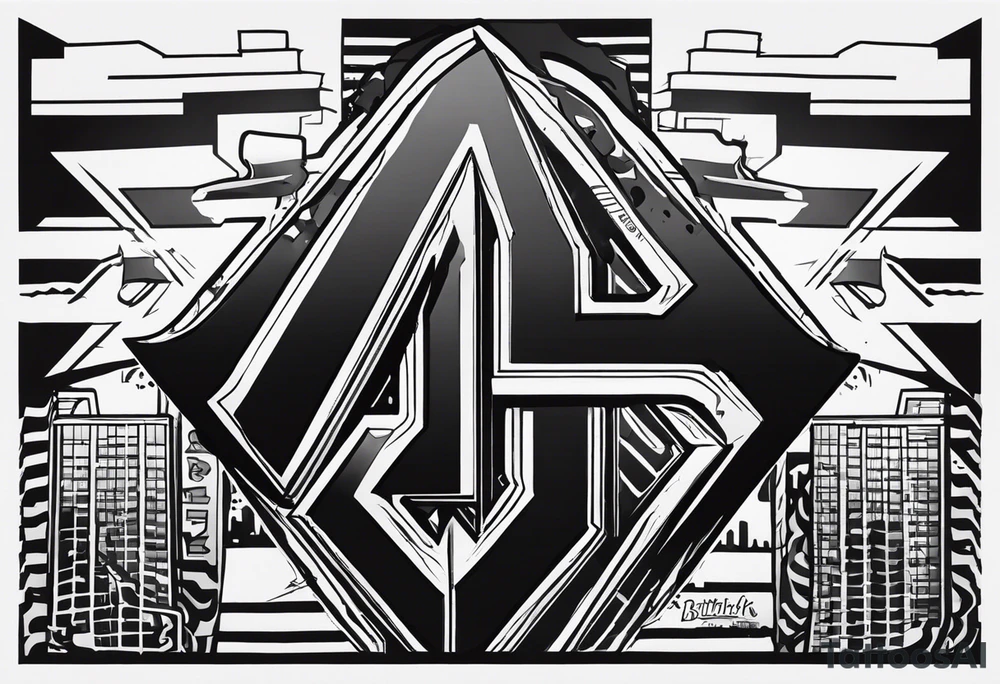 A banner that reads AO..BUSHWICK .HAH tattoo idea