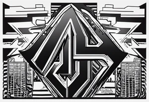 A banner that reads AO..BUSHWICK .HAH tattoo idea