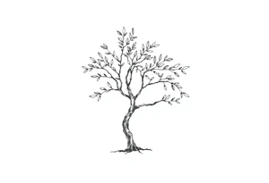 Olive tree tattoo idea