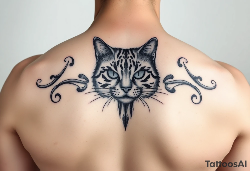cat tattoo idea