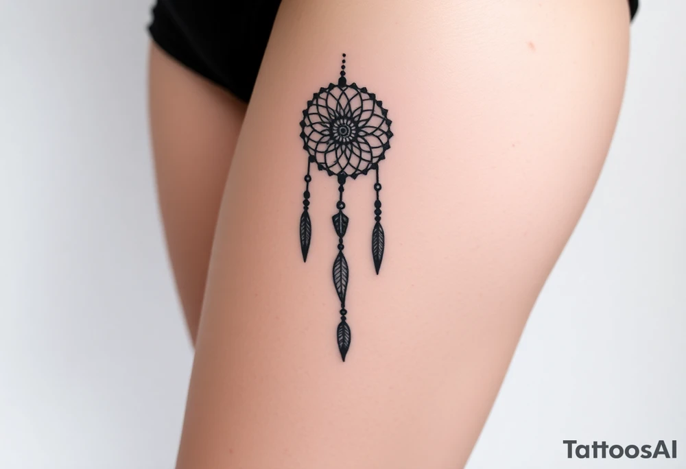 dreamcatcher tattoo idea