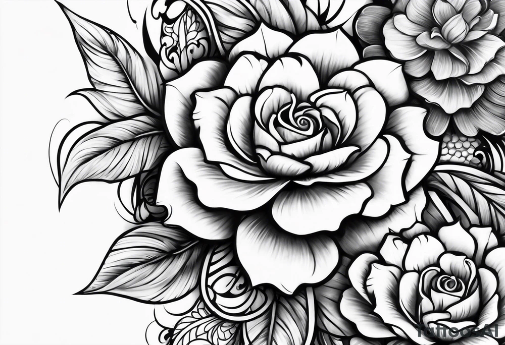 Las Vegas arm sleeve tattoo idea