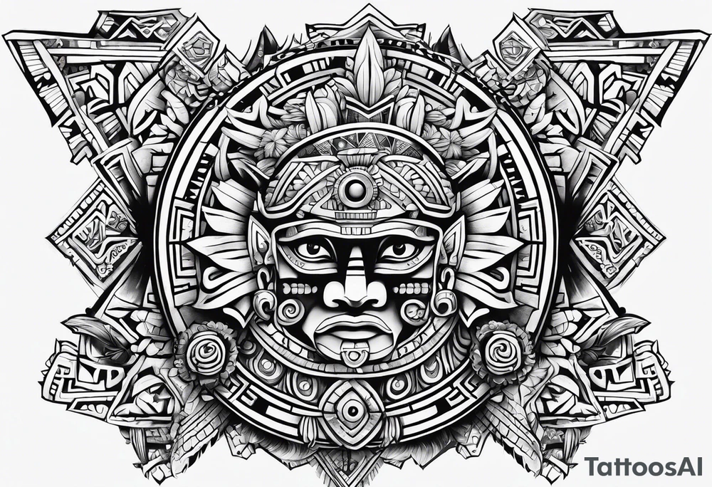 Aztec tattoo idea