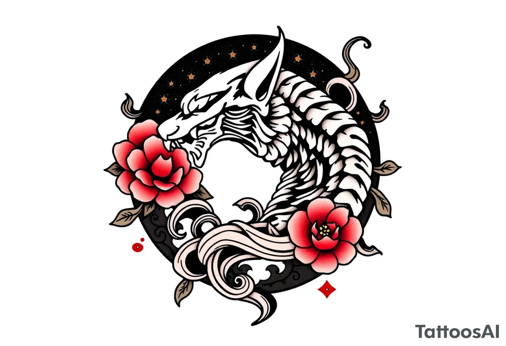 Give me a Asian tatto tattoo idea