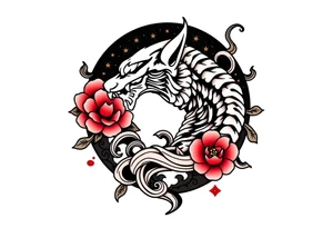 Give me a Asian tatto tattoo idea