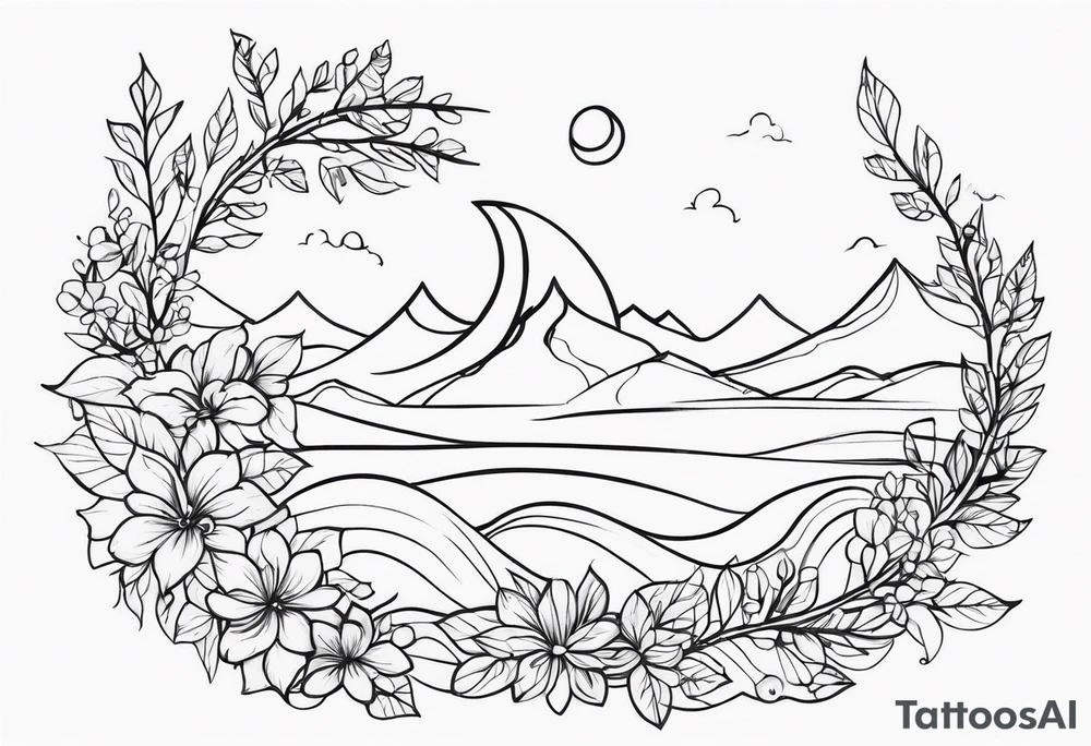 dena in cursive tattoo idea