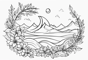 dena in cursive tattoo idea