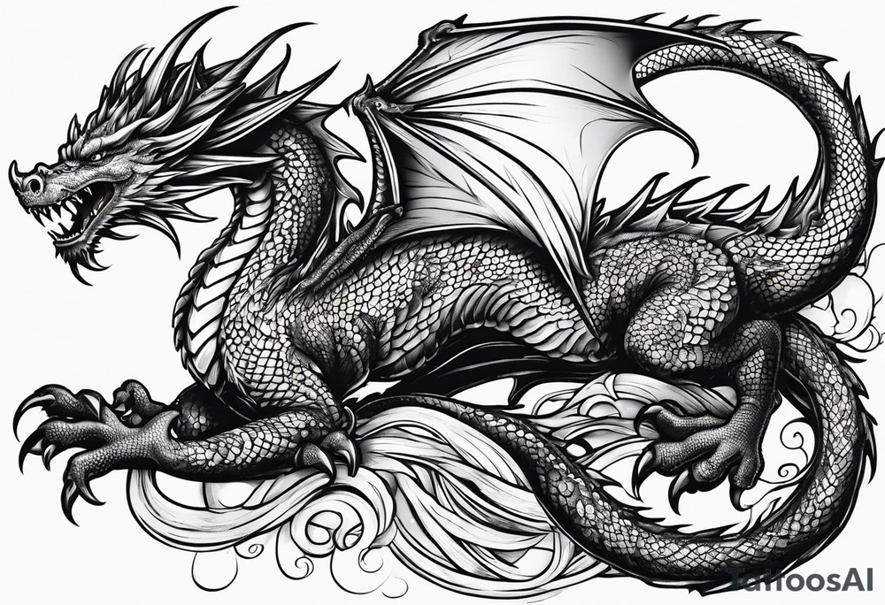 Dragon tattoo idea