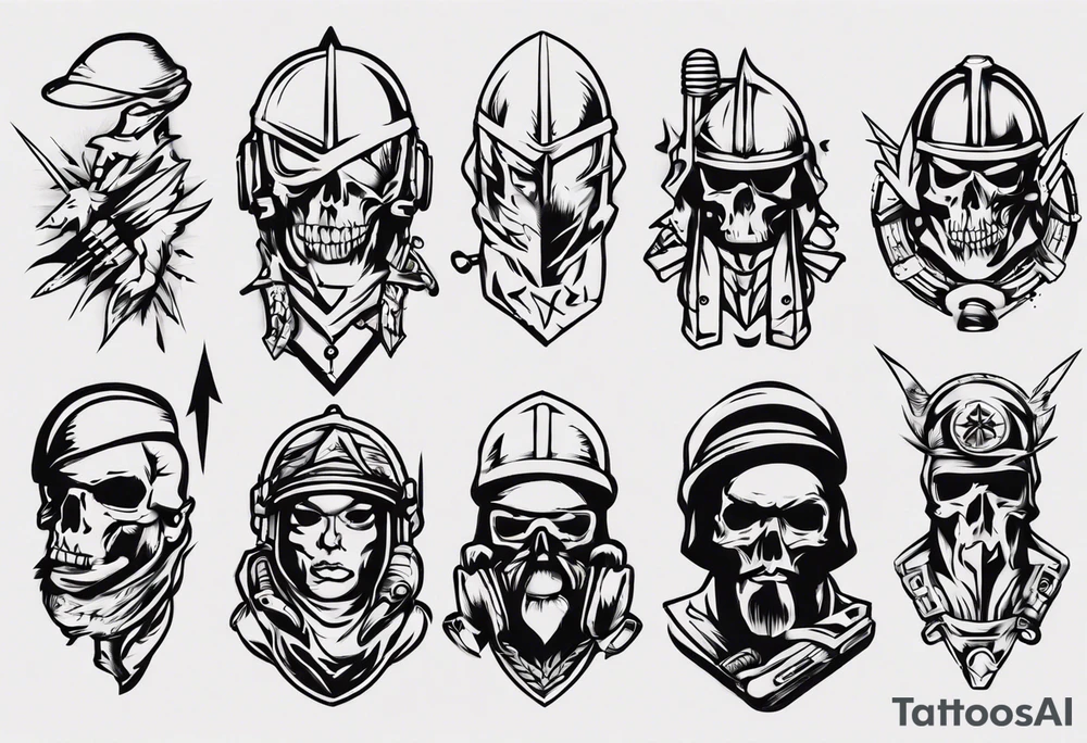 soldier tattoo idea