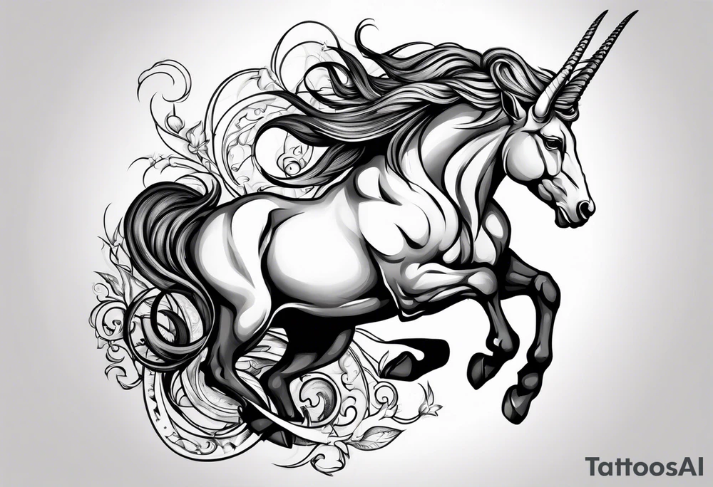 Strength  Capricorn wisdom tattoo idea