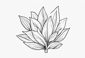 Plant tattoo tattoo idea