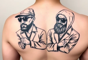 Money gangster best friends 2019 tattoo idea