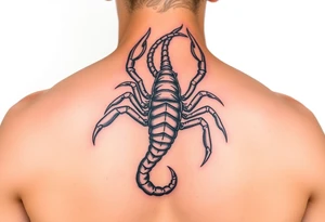 Scorpion optical illusion tattoo tattoo idea