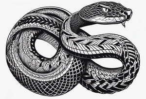Cobra black tattoo idea
