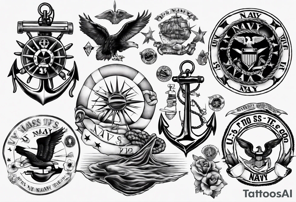US Navy tattoo idea