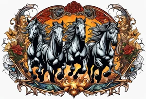 Four horsemen tattoo idea