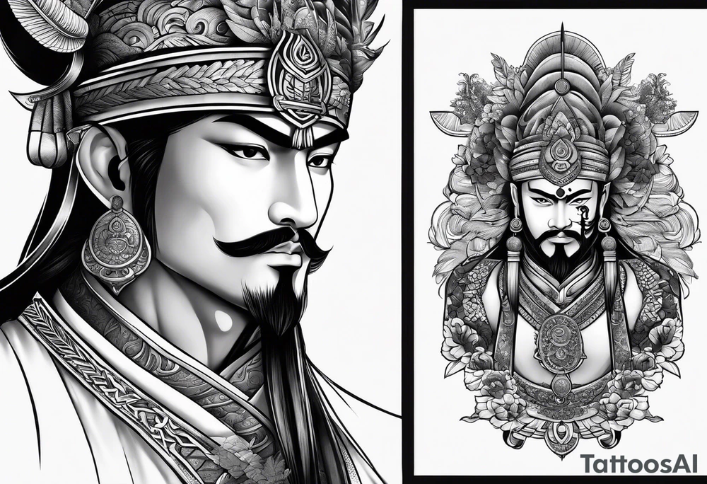 Samuraj tattoo idea