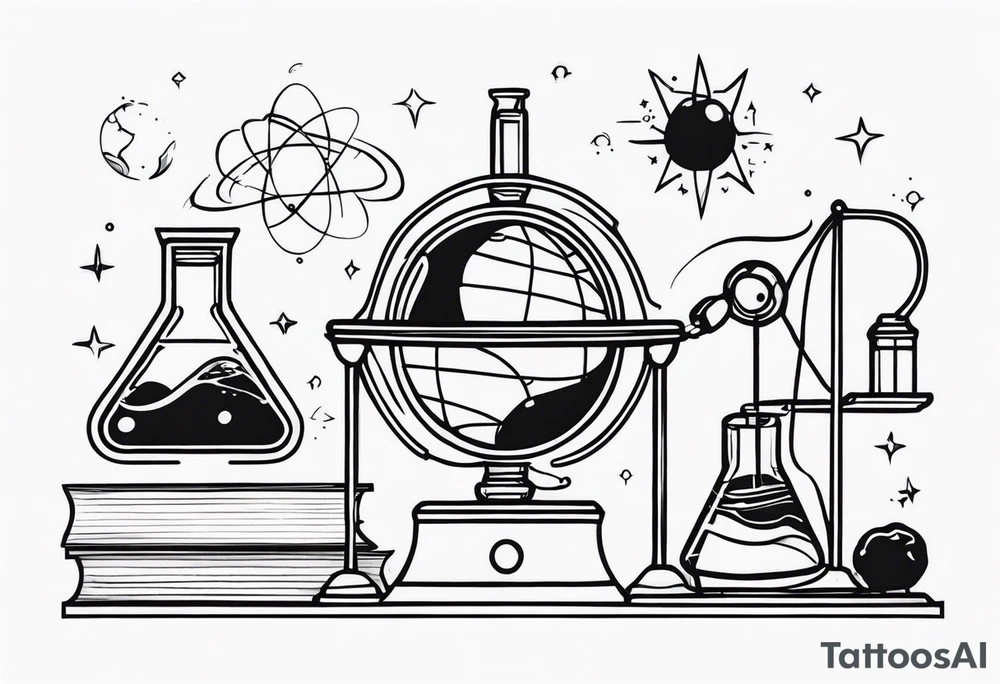 science tattoo tattoo idea