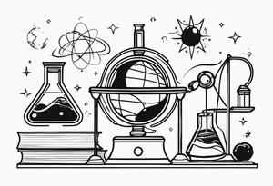 science tattoo tattoo idea