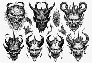 demons in my head tattoo idea