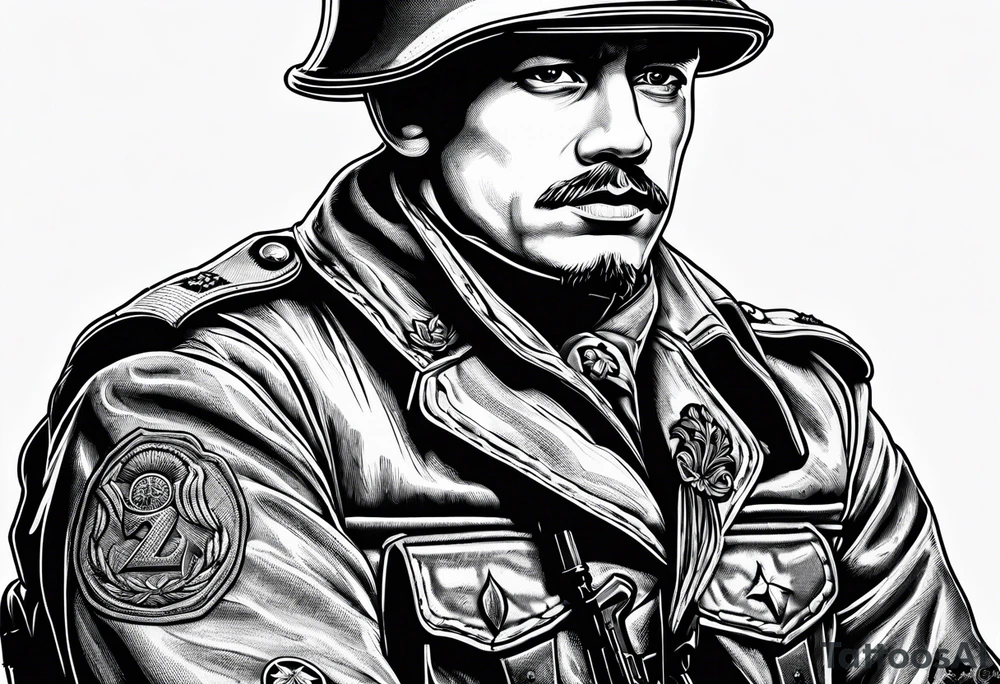 German ww2 soldier tattoo idea