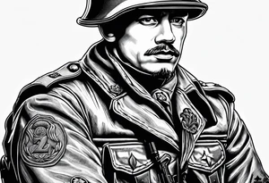 German ww2 soldier tattoo idea