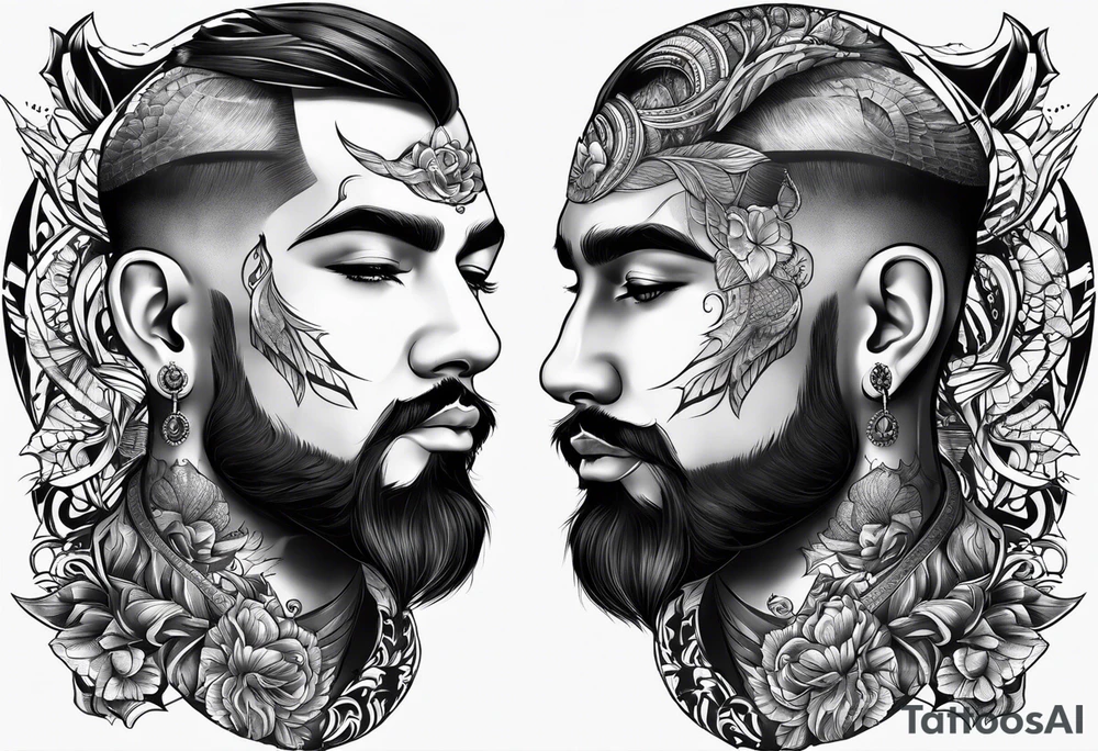 Neck tattoos for men tattoo idea