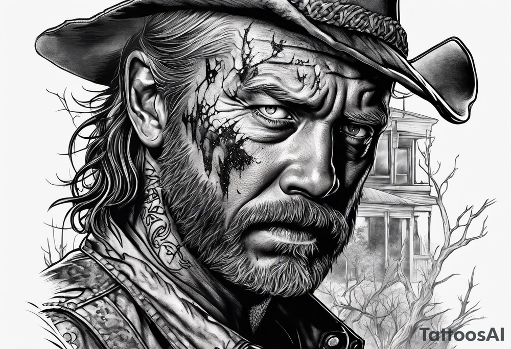 the walking dead tattoo idea