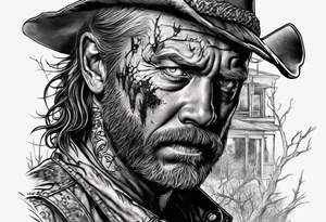 the walking dead tattoo idea