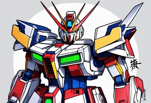 Gundam tattoo idea