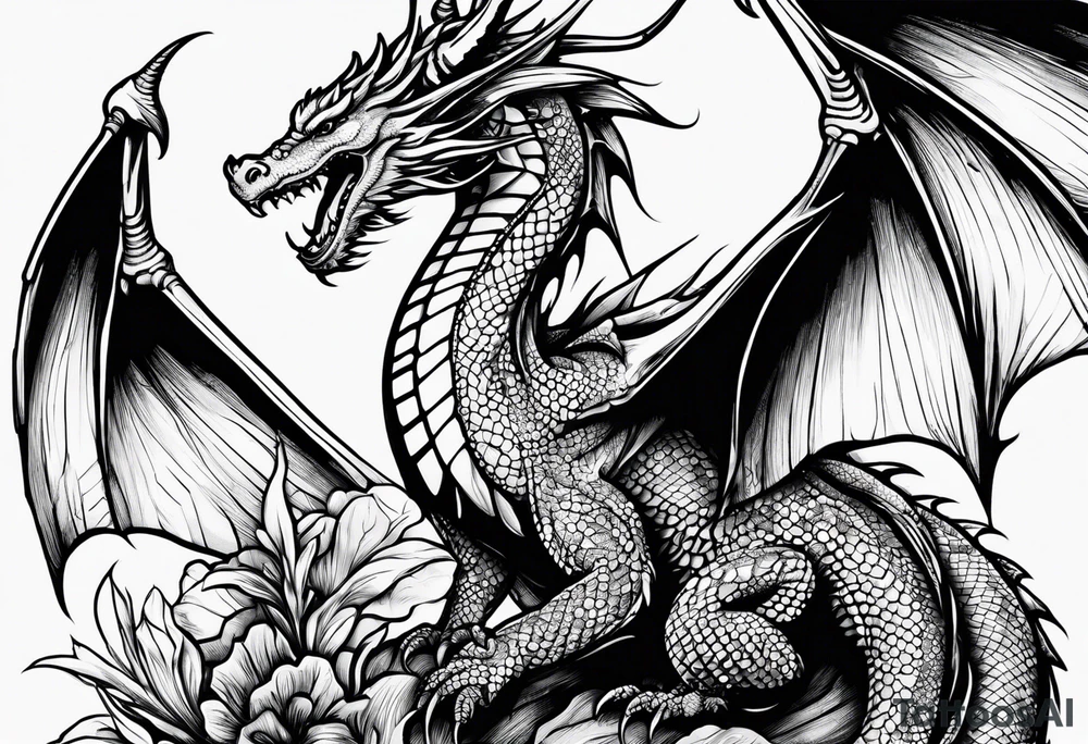 Dragon tattoo idea