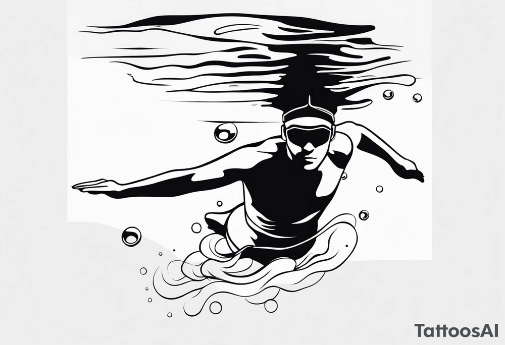 Swimmer 
Underwater tattoo idea