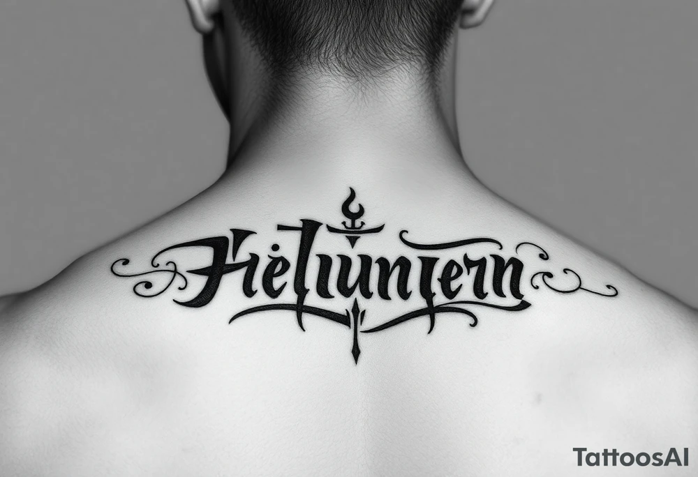 Calligraphy cholo writing tattoo idea