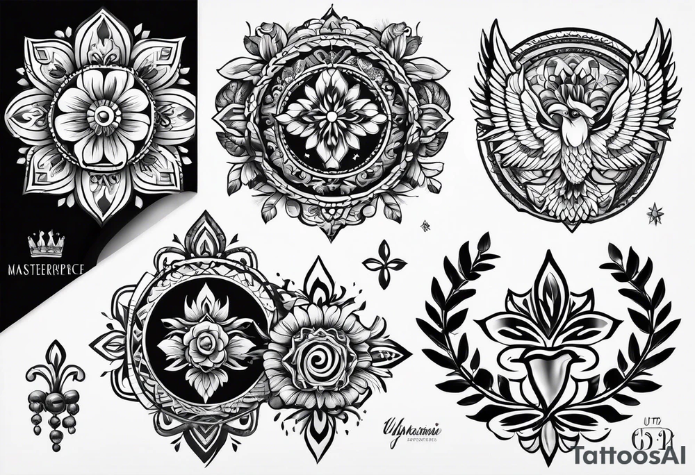 Ukrainian symbols tattoo idea