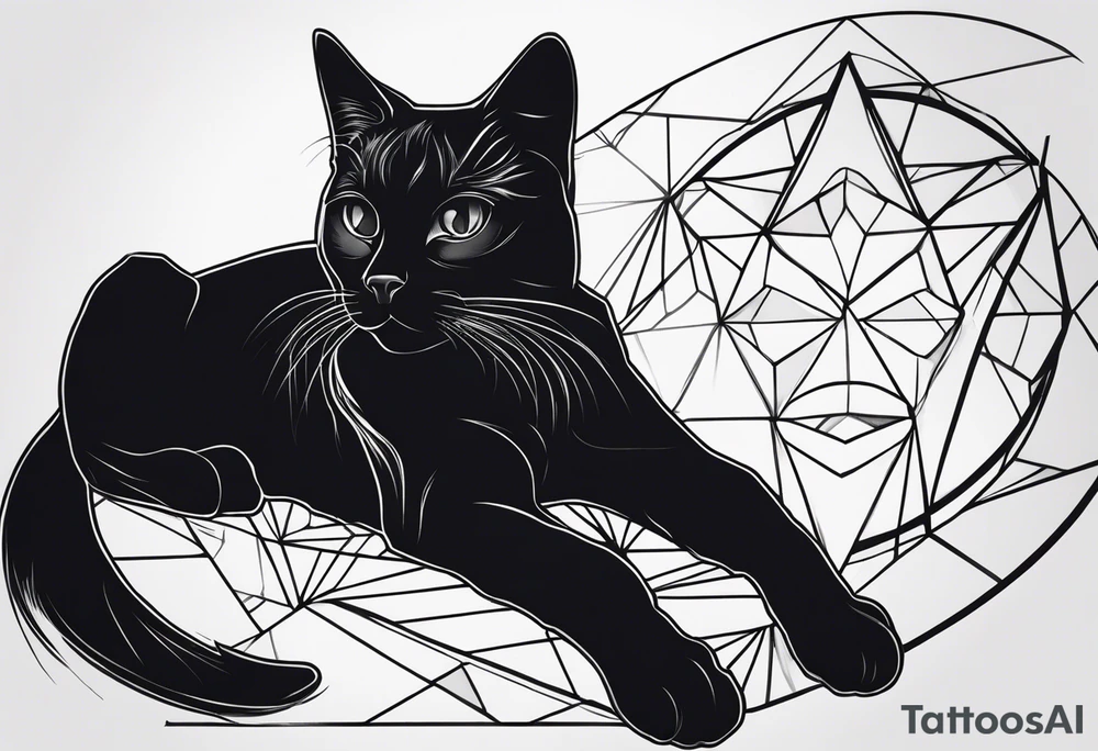 Black Cat tattoo idea
