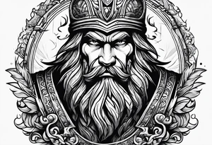 Barbarian Coming out of a book tattoo idea