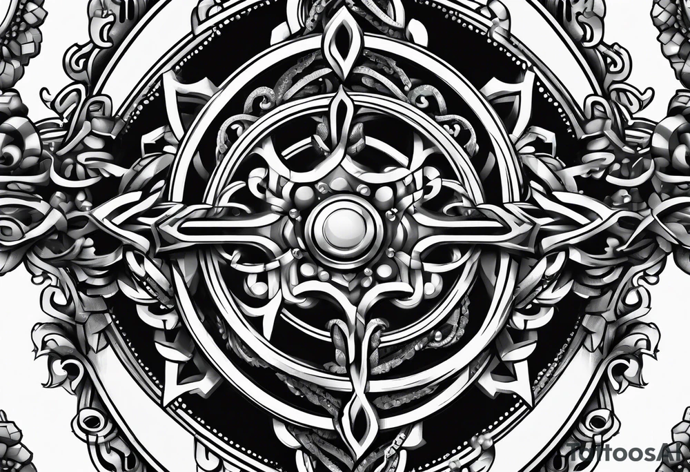 bicycle chain rings tattoo idea