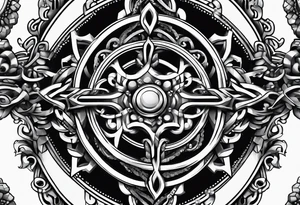 bicycle chain rings tattoo idea