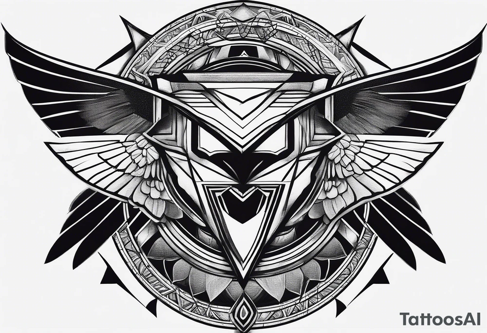 A symbol for someone who moves in stealth tattoo idea