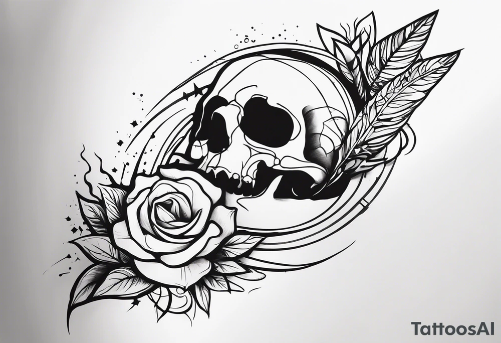 Тревел тату с мантрою удачи на ложыжку удлененное tattoo idea Тревел тату с мантрою удачи на ложыжку удлененное tattoo idea