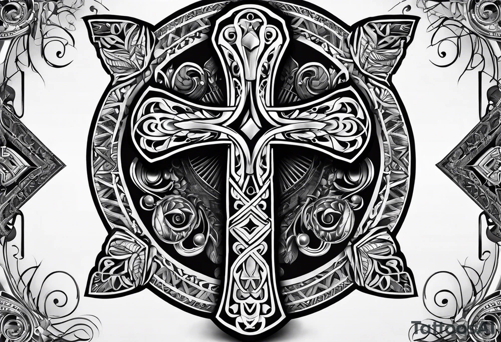 ankh, maori tattoo idea