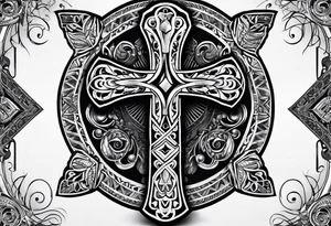 ankh, maori tattoo idea