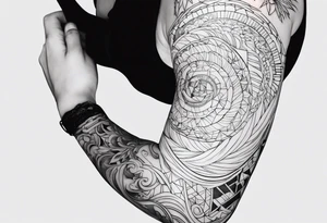 ONE LINE FROLM SHOULDER TO WRIST tattoo idea
