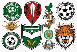werder bremen fußball tattoo idea