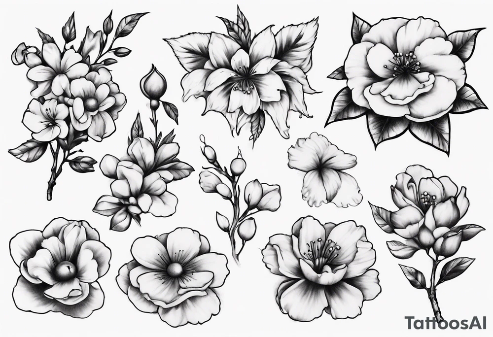 Kirschblüten tattoo idea