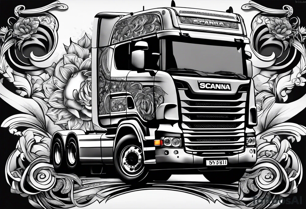 Scania v8 tattoo idea