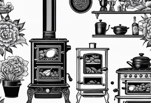 aga stove tattoo idea