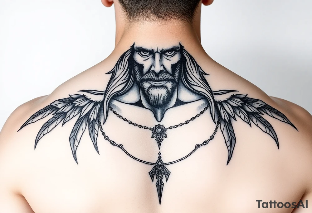 vitruvian man tattoo idea