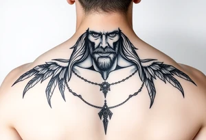 vitruvian man tattoo idea