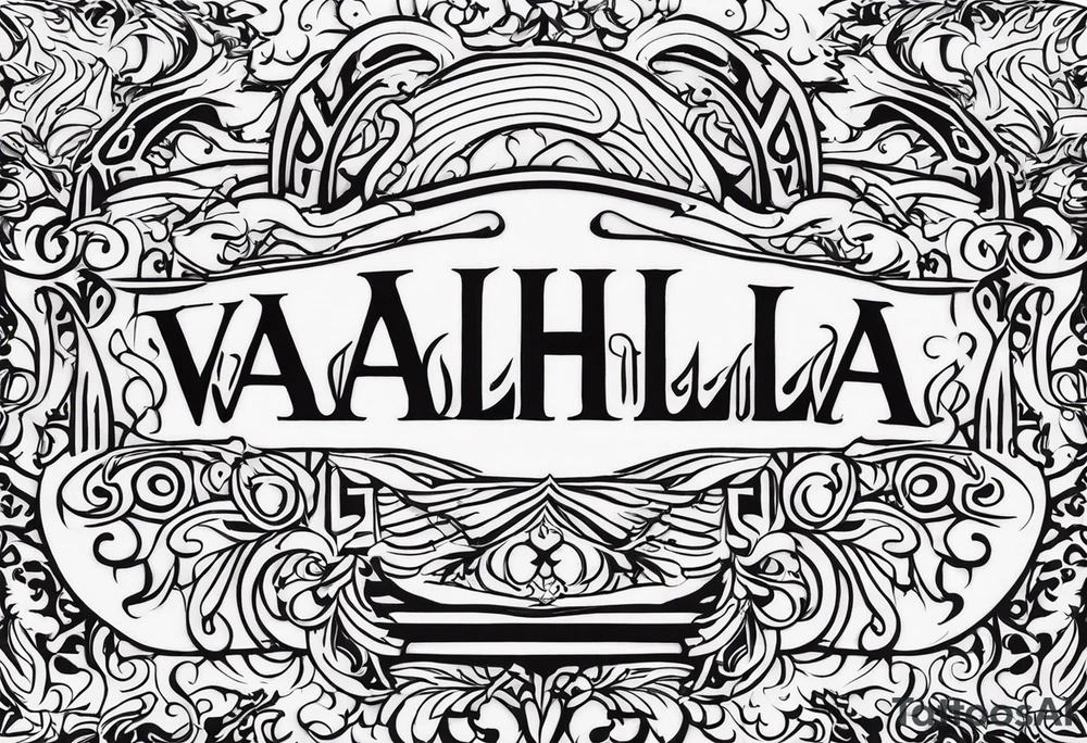 Valhalla  steps fire tattoo idea